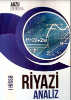 RİYAZİ ANALİZ I-hissə (Dərs vəsaiti)